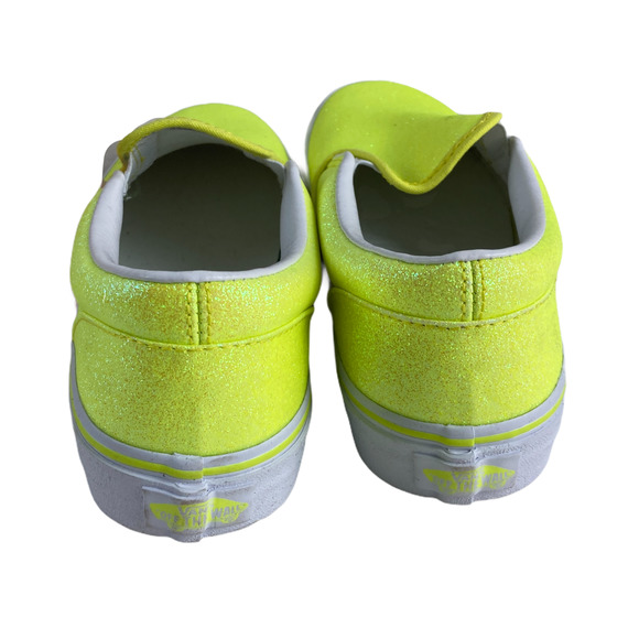 Vans Slip On Yellow Women's Classic Skate Shoes - Picture 6 of 8